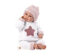 LLORENS New Born bambola parlante realistica con corpo morbido 36 cm