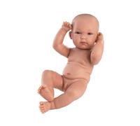 Llorens New Born bambolotto maschietto - bambola realistica 35 cm con corpo interamente in vinile