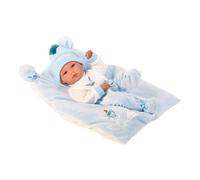 Llorens New Born bambolotto maschietto - bambola realistica con corpo interamente in vinile 35 cm