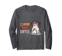 LLorona Before Coffee Shirt Fantasma Floreale Divertente Halloween Maglia a Manica