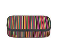 LLOTPQ Astuccio con stampa nativa americana, organizer per penne per ragazze e ragazzi, materiale scolastico, cancelleria e uso ufficio, Arcobaleno a righe colorate, Taglia unica, Zaino per la scuola
