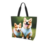 LLOTPQ Borsa a tracolla con stampa di cani Corgi - Borse da donna, accessori per shopping e viaggi, perfetta per la vita quotidiana e altro ancora, Indossare Abbigliamento Cani Corgi, Taglia unica