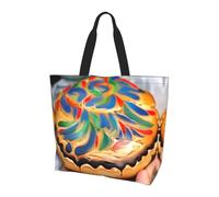 LLOTPQ Borsa a tracolla con stampa fenicottero ananas, borse da donna, accessori per shopping e viaggi, perfetta per la vita quotidiana e altro ancora, Pane dipinto, Taglia unica