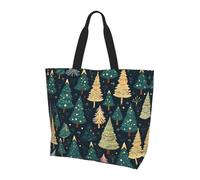 LLOTPQ Borsa a tracolla con stampa fenicottero ananas, borse da donna, accessori per shopping e viaggi, perfetta per la vita quotidiana e altro ancora, Albero di Natale1, Taglia unica