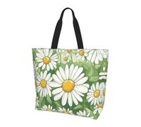 LLOTPQ Borsa a tracolla con stampa floreale con coniglietto pasquale, borse da donna, accessori per shopping e viaggi, perfetta per la vita quotidiana e altro ancora, Margherita, Taglia unica