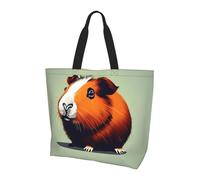 LLOTPQ Borsa a tracolla con stampa matematica - Borse tote da donna, accessori per shopping e viaggi, perfetta per la vita quotidiana e altro ancora, Illustrazione del maiale d'India, Taglia unica