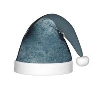 LLOTPQ Cappello di Natale per bambini, cappello di Babbo Natale con grafica 3D Universo e spazio, perfetto per feste e abbigliamento invernale