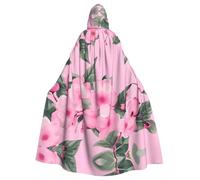 LLOTPQ Mantello con cappuccio con stampa a righe arcobaleno per Halloween | Strega Capa Decorativo Comfort Jedi Mago Mago Festa Pasqua Carnevale Comico Hobbit Unisex Natale
