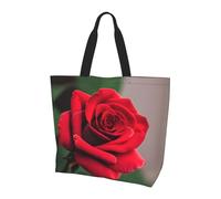 LLOTPQ Molte borse a tracolla con stampa artistica di cactus - Borse da donna, accessori per shopping e viaggi, perfette per la vita quotidiana e altro ancora, Fiore di rosa rossa 1, Taglia unica