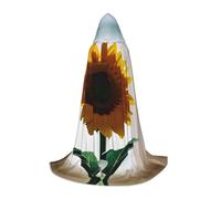 LLOTPQ S Halloween Capo con cappuccio - Unisex bella stampa girasoli Cosplay Robe per Natale, Víspera de Todos los Santos, Witch