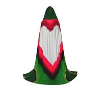 LLOTPQ S Halloween Capo con cappuccio - Unisex San Valentino Love Print Cosplay Robe per Natale, Víspera de Todos los Santos, Witch