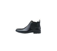 LLOYD Chelsea Boots CORE 315 - Stivali da uomo in pelle liscia nera, Nero , 48 EU