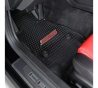 Lloyd Mats Tappetini in gomma resistenti per tutte le condizioni atmosferiche per Chevy Camaro dal 2016 in poi (nero, 2 pezzi, Camaro SS)