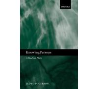 Lloyd P. Gerson Knowing Persons (Copertina rigida)
