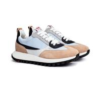 LLOYD Sneaker da donna 14-738 in pelle liscia beige, a tinta unita, 38 EU