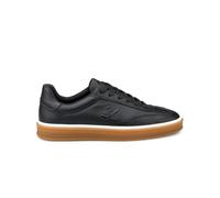 LLOYD Sneaker da uomo Beat in pelle liscia nera, Nero , 45 EU