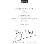 Lloyd: Symphony No. 3 - Study Score