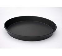 LloydPans - Padella per pizza pre-stagionata, 30,5 x 3,8 cm, colore: Grigio scuro