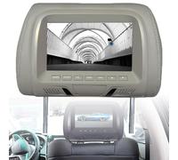 LLOZoo Schermo per poggiatesta da 2 pezzi, universale da 7 pollici, con telecomando USB/SD+, connessione per telefono cellulare, display LCD, 7 lingue tra cui scegliere, per lettore DVD,C