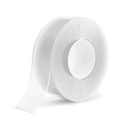 LLPT Nano Nastro Biadesivo 3cm x 5m Nastro di Montaggio per Impieghi Gravosi Nastro in gel Nastro Trasparente Lavabile Senza Pelucchi per la Decorazione di Negozi di Uffici Domestici (NT30)