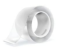 LLPT Nano Nastro Biadesivo 5cm x 10 m Nastro di Montaggio per Impieghi Gravosi Nastro in gel Nastro Trasparente Lavabile Senza Pelucchi per la Decorazione di Negozi di Uffici Domestici (SN233)