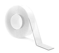 LLPT Nano Nastro Biadesivo Nano Nastro Strappabile a Mano 30MM X 5M Trasparente Antitraccia Rimovibile Lavabile Nastro multiuso per la Decorazione di Negozi di Uffici Domestici (LPNT3001)