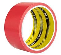LLPT Nastro Adesivo Nastro Decorativo in Tessuto 1 Rotolo 5 cm x 9 m x 11 mil per la Decorazione di Interni ed Esterni di Artigianato Fai-da-te Nastro Decorativo in Tessuto Colore Rosso(DT601RD)