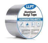 LLPT Nastro Butilico Alluminio 7.5cm x 5m Nastro Sigillante Impermeabile
