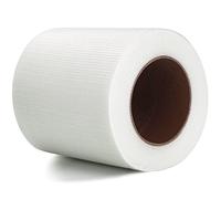 LLPT Nastro di riparazione nastro in tessuto 15 cm x 30 m qualità industriale extra resistente 200 g tessuto in fibra pesante autoadesivo per toppe di cucitura riparazione colore bianco (DRF610)