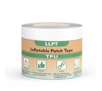 LLPT Nastro di Riparazione per Piscina | TPU Riparazione Piscina Gonfiabile | per Materasso Gonfiabile,Gommone Gonfiabile,Tenda, Anello di Nuoto (IPT5033CR2) | Trasparente | 51 mm x 3 m