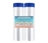 LLPT Nastro Drappo Pellicola Mascheratura Pre-Nastrata 2 Rotoli 140cm x 20m