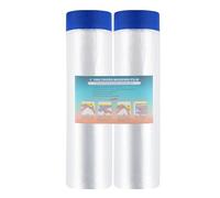 LLPT Nastro Drappo Pellicola Mascheratura Pre-Nastrata 2 Rotoli 270cm x 20m