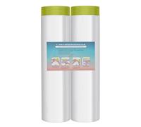 LLPT Nastro Drappo Pellicola Mascheratura Pre-Nastrata 2 Rotoli 400cm x 20m