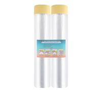 LLPT Nastro Drappo Pellicola Mascheratura Pre-Nastrata 2 Rotoli 400cm x 20m