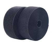 LLPT Nastro in Nylon Senza Adesivo Nero 5cm x 5m