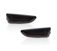 LLQJTC Indicatore Direzione Auto Per Buick Per Excelle 2005 2006-2010 2PCS Led Dinamico Indicatore Laterale Disabilita Luce Segnale Sequenziale Lampeggiante(Smoked Lens Amber)