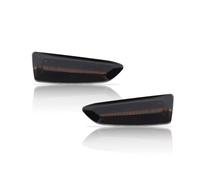 LLQJTC Indicatore Direzione Auto Per Opel Per Astra Per Zafira Per Insignia 2009-2019 2PCS Led Indicatore Laterale Dinamico Direzione Sequenziale Lampeggiante(Smoked Lens Amber)