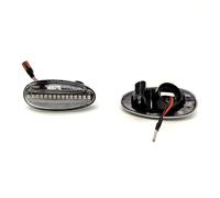 LLQJTC Indicatore Direzione Auto Per Pajero Per V73 Per Shogun Per MK3 Per Montero Per Sport 1Set LED Dinamico Indicatore Laterale Indicatori Direzione Lampada(Clear shell)