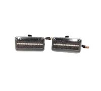 LLQJTC Indicatore Direzione Auto Per VW Per Golf 2 3 Per Jetta Per A2 Per A3 Per Passat Segnale Svolta Lampeggiante Lampada Dinamica Luce Posizione Laterale(Clear shell)