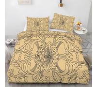 LLSZAHD Copripiumino Matrimoniale 200x250 cm Europa E America Biancheria da Letto 3 Pezzi Patterns Set Copripiumino in Microfibra con Cerniera Traspirante Copri Piumino + 2 Federe 50x80 cm