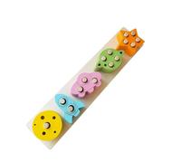 LLTCMYGS Blocchi di Costruzione per la classificazione di Forme e Colori, Giocattoli sensoriali Motori Fini in Legno Montessori,Universe