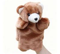 LLTCMYGS Burattini a Mano Montessori di Panda e tigri, Regali di Natale per raccontare storie per Bambini,Brown Bears