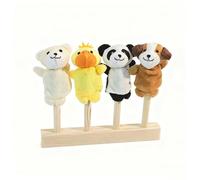 LLTCMYGS Burattini da Dito Montessori a Tema Mini Animali, Gioco con burattini Morbidi per Bambini autistici