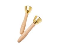 LLTCMYGS Campanella Montessori Da 13 Cm Con Manico in Legno, Gioco Musicale Per Bambini Per L'educazione Precoce