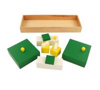LLTCMYGS Cubo trinomiale Montessori, Uno Strumento ausiliario per l'insegnamento precoce della Matematica
