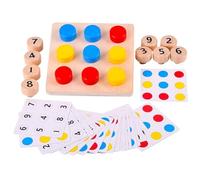 LLTCMYGS Giocattoli di Corrispondenza per Il riconoscimento dei Colori del Numero Montessori, Giocattoli per Lo Sviluppo sensoriale in età prescolare