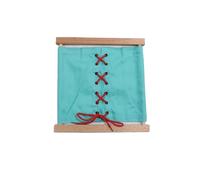 LLTCMYGS Giocattoli Montessori Abbigliamento Telaio, Apprendimento Precoce delle Abilità di Vita di Base Come Le Tecniche di Vestizione,Model d