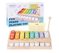 LLTCMYGS Giocattoli Montessori per Strumenti a percussione da scrivania, Giocattoli per l'illuminazione Musicale per percussioni