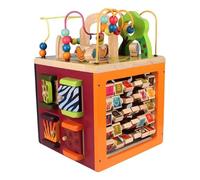 LLTCMYGS Giocattoli multifunzionali a Quattro Lati Montessori Game Box, Giocattoli di attività cubo Occupato