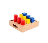 LLTCMYGS Giocattoli per Il riconoscimento delle Forme Montessori, Forme Cognitive dei Colori, Giocattolo sensoriale educativo